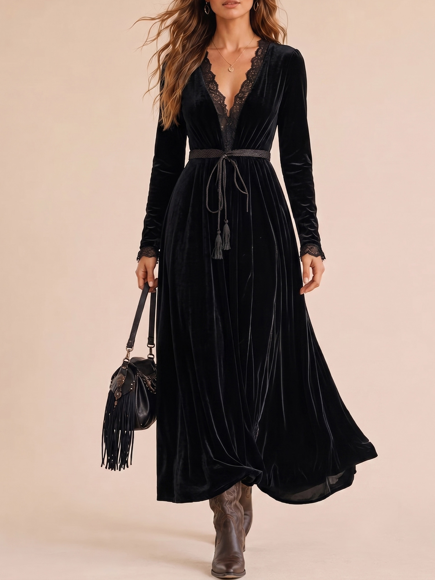 formal black western dress Amazon.com: Womens Western Cowgirl Dresses, Button Front to Wear with Boots  Sexy Deep V Neck Long Sleeve Side Split Maxi Dress (Black,Small) :  Clothing, Shoes & Jewelry