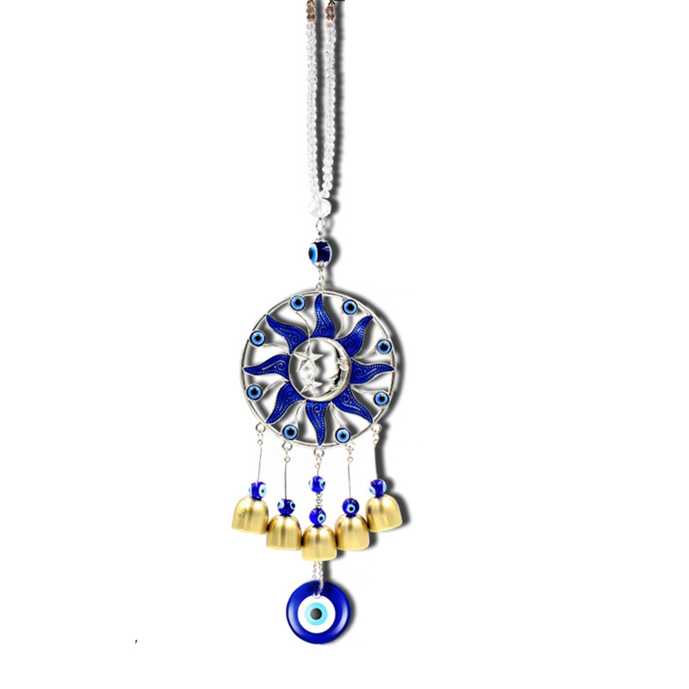 Turkish Blue Eyes Amulet Wall Protection Hanging Wind Chime Lucky Windbell, 501 Original
Turkish Blue Eyes Amulet Wall Protection Hanging Wind Chime Lucky Windbell, 501 Original