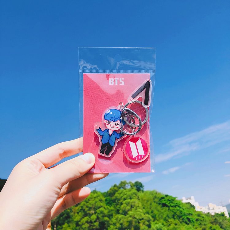 BTS Animated Keychain