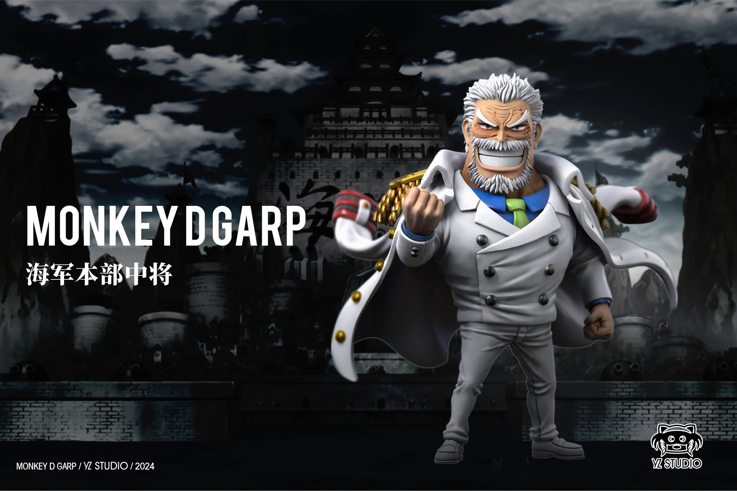 Monkey D. Garp ONE PIECE Statue YZ Studios