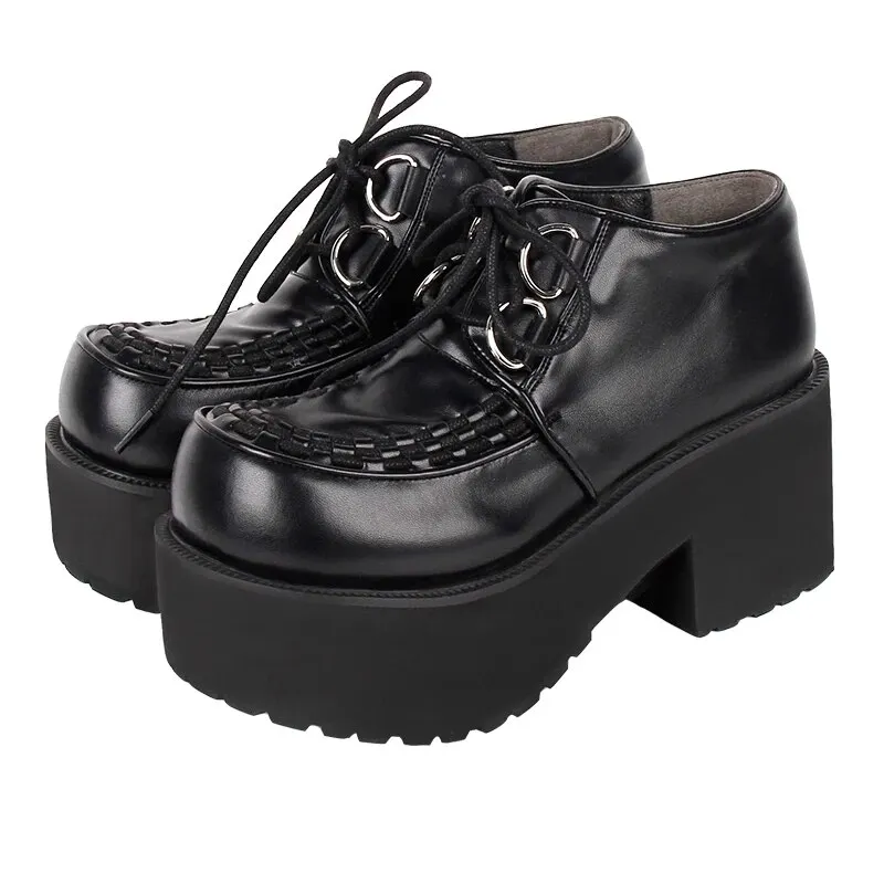 VCshoes Gothic Woman Girl Lolita Cosplay Punk Shoes Lady High Heels Pumps Women Dress Party Shoes 10cm