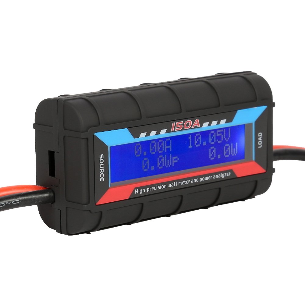 150A High Precision Watt Meter w/ Backlight LCD Voltage Analyzer RC Tools, 501 Original
150A High Precision Watt Meter w/ Backlight LCD Voltage Analyzer RC Tools, 501 Original