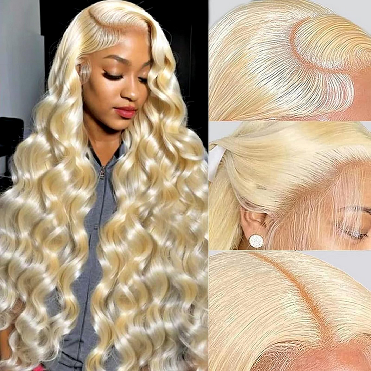 25% Off Speical Sale | 22“ Blonde Wave Swiss HD Undetectable Lace 13x4 Lace Frontal Wig