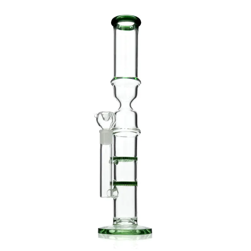 Beaker Base Glass Pipe for Smoking with Precooler