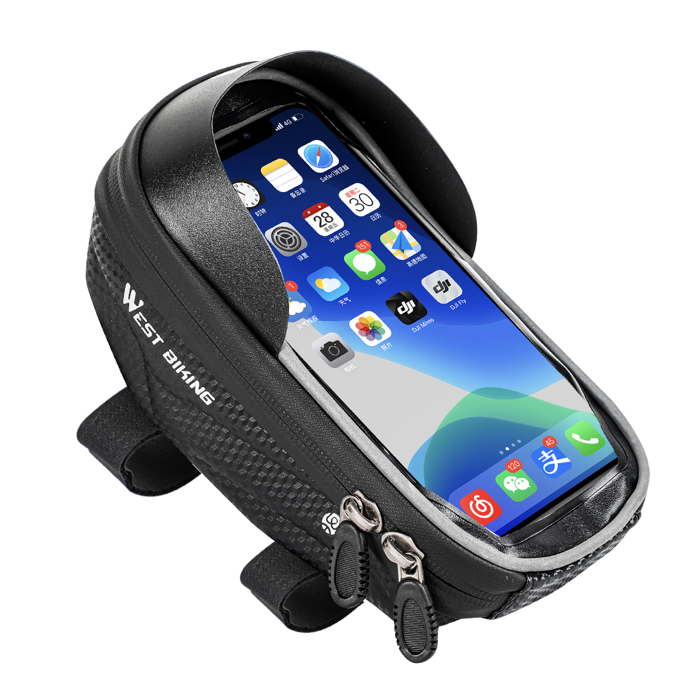 WEST BIKING Bike Handlebar Reflective Phone Bag MTB Bicycle Top Tube Bags, 501 Original
WEST BIKING Bike Handlebar Reflective Phone Bag MTB Bicycle Top Tube Bags, 501 Original