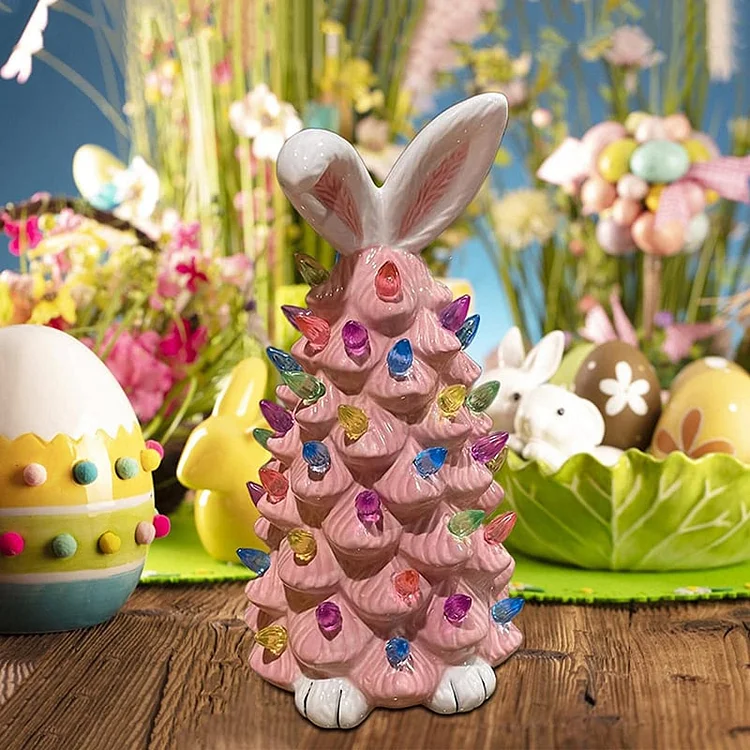 (🔥Easter SALE 49% OFF) - 🐰🐰Easter Pink Bunny Tree-Buy 2 Free VIP Shipping
