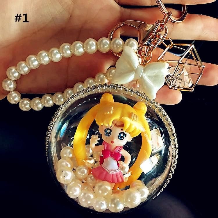 4 Colors Sailor Moon Chibi Princess Key/Bag Chain SP1812115