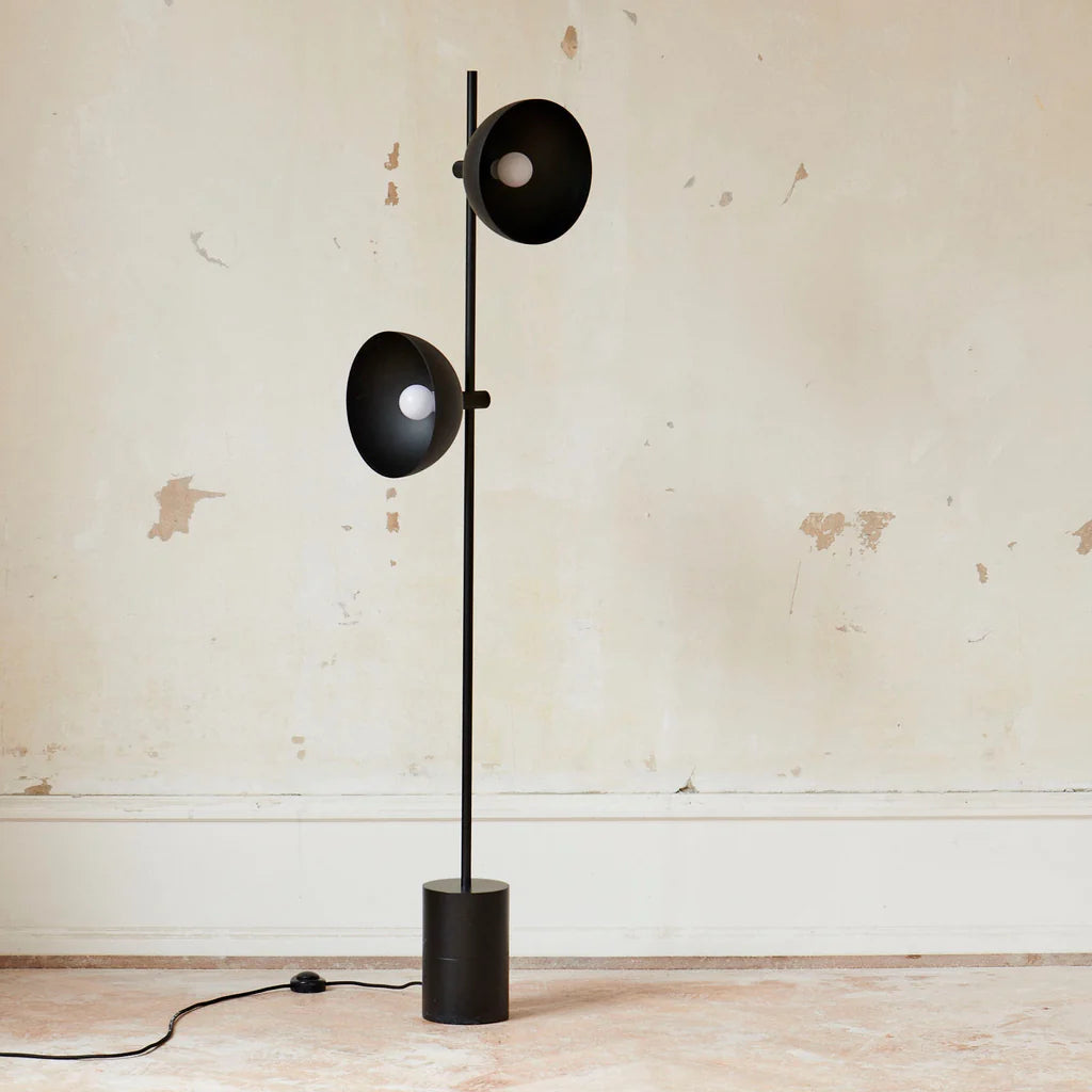 Nordic Black Modern Marble Floor Lamp