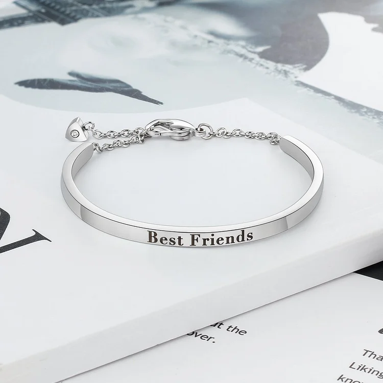 Custom Bracelets for Best Friend Engraving Name Friendship Bracelets