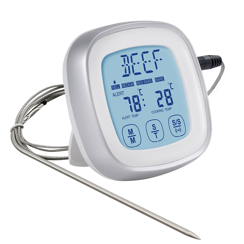 Kitchen Thermometer Waterproof Touch Screen Bbq Cooking Temperature Probe, 501 Original
Kitchen Thermometer Waterproof Touch Screen Bbq Cooking Temperature Probe, 501 Original