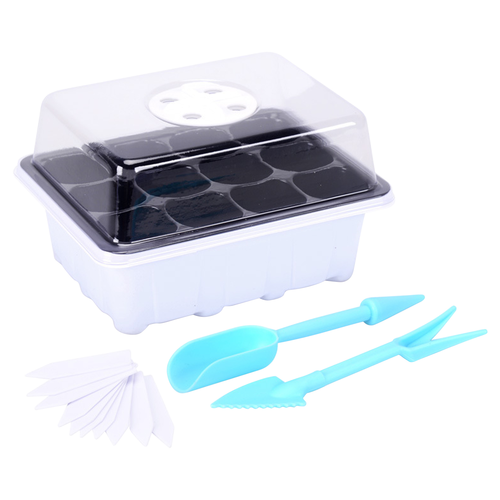 10 Pack Seed Starter Tray, Plant Germination Trays with Tags Hand Tool Kits, 501 Original
10 Pack Seed Starter Tray, Plant Germination Trays with Tags Hand Tool Kits, 501 Original