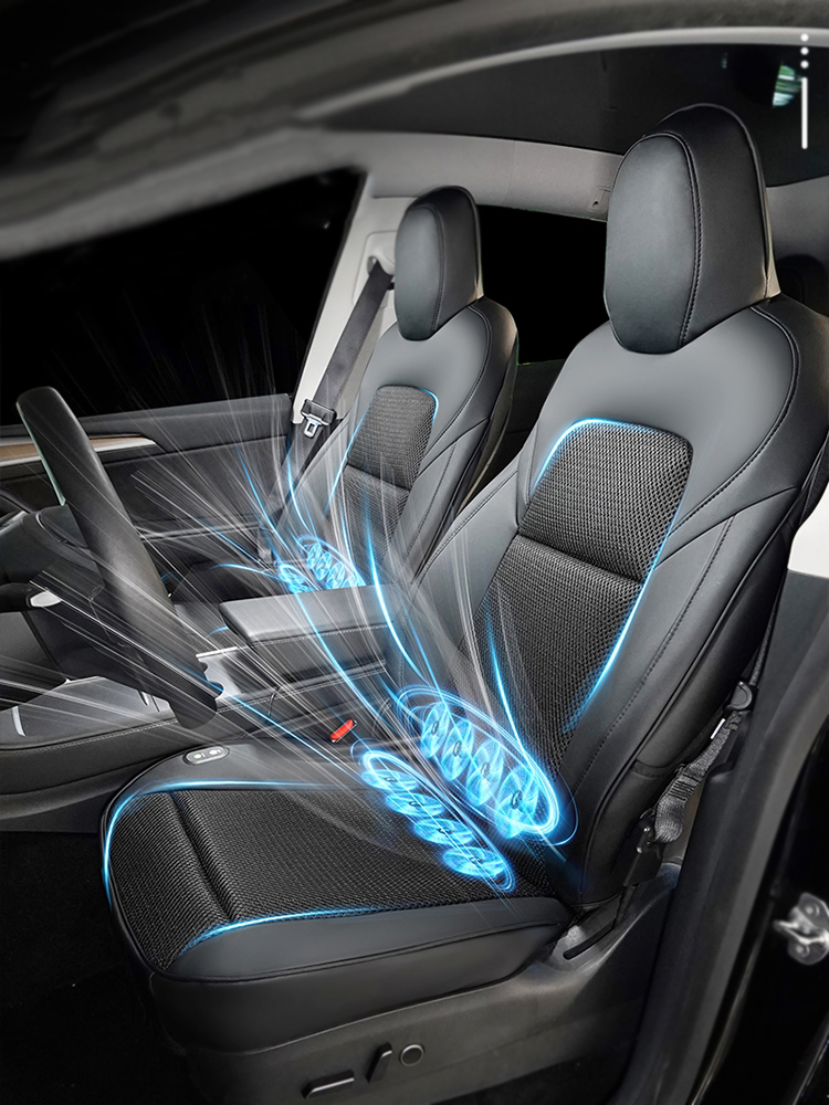Tesla Model 3/Y 12V Car Ventilating Cushion Cooling Car Seat Cover (2 –  TESLAUNCH