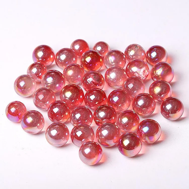 0.5-0.7'' High Quality Red Aura Crystal Spheres Crystal Balls for Healing