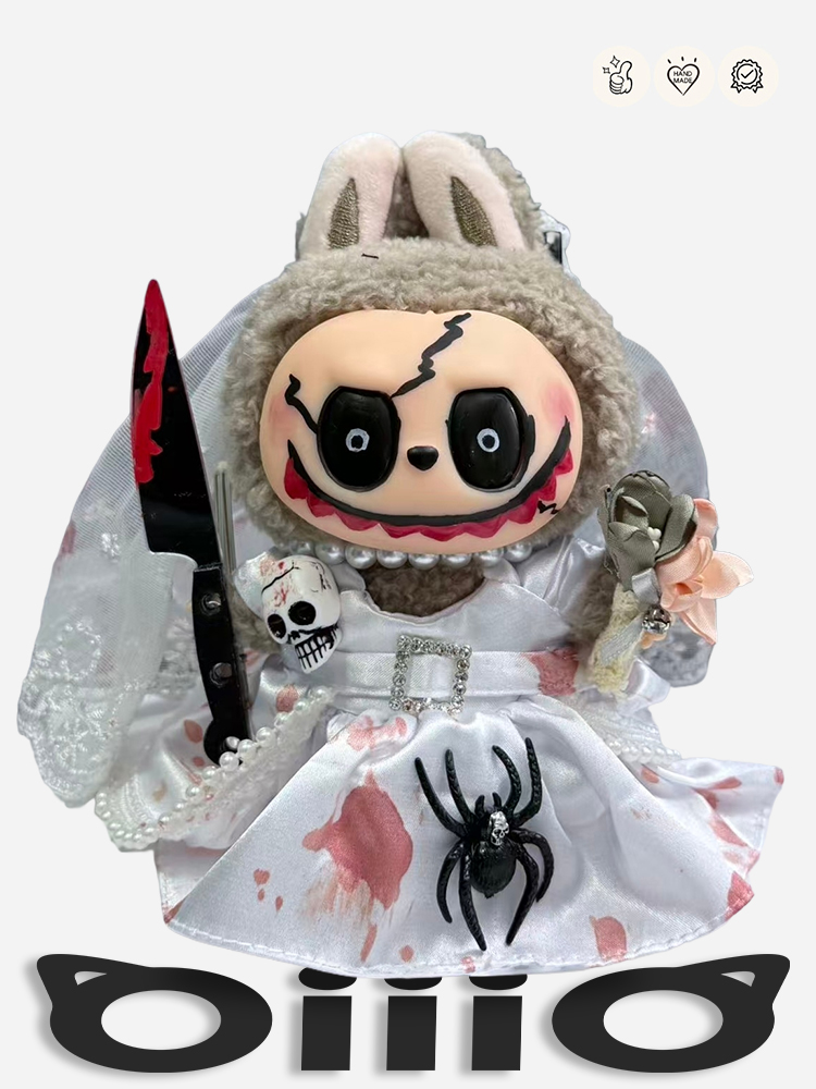 LABUBU Clothes Halloween Costumes Bride