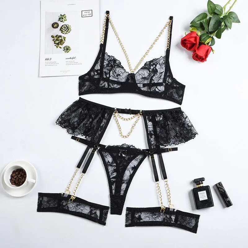 Billionm Lingerie Luxury Lace Female Underwear Sexy Transparent Bra