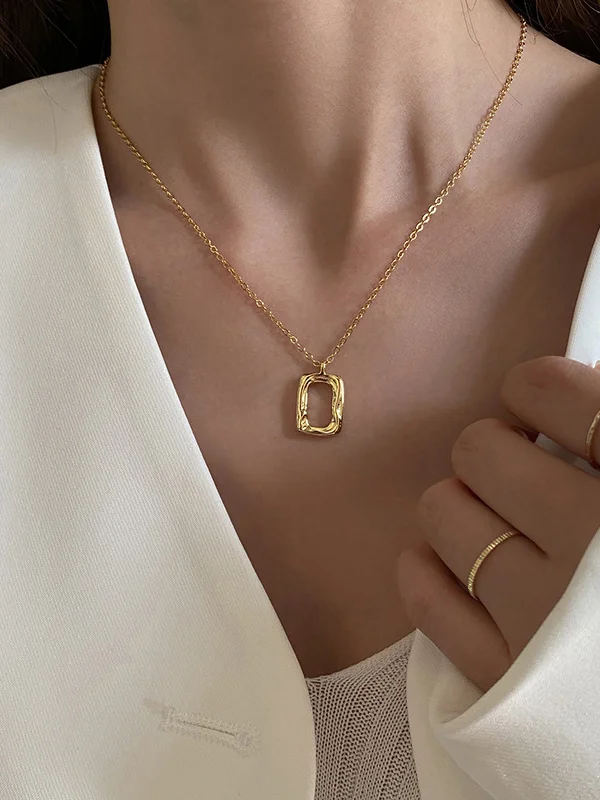 Geometric Necklaces Accessories