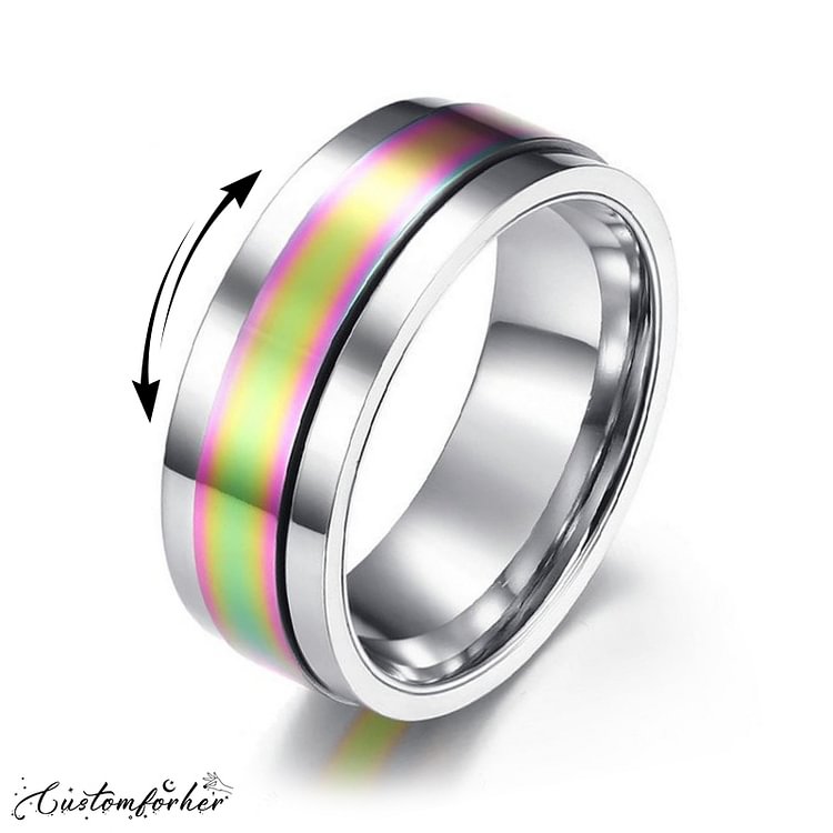 Simple Color Rotatable Ring