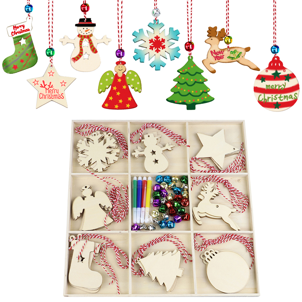 Wooden DIY Hanging Pendants Craft Christmas Tree Ornament Christmas Decor, Style 8, 501 Original
Wooden DIY Hanging Pendants Craft Christmas Tree Ornament Christmas Decor, Style 8, 501 Original