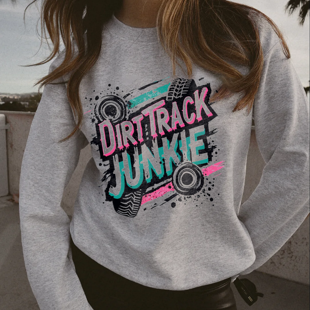 Dirt Track Junkie Sweatshirt - Devcarry