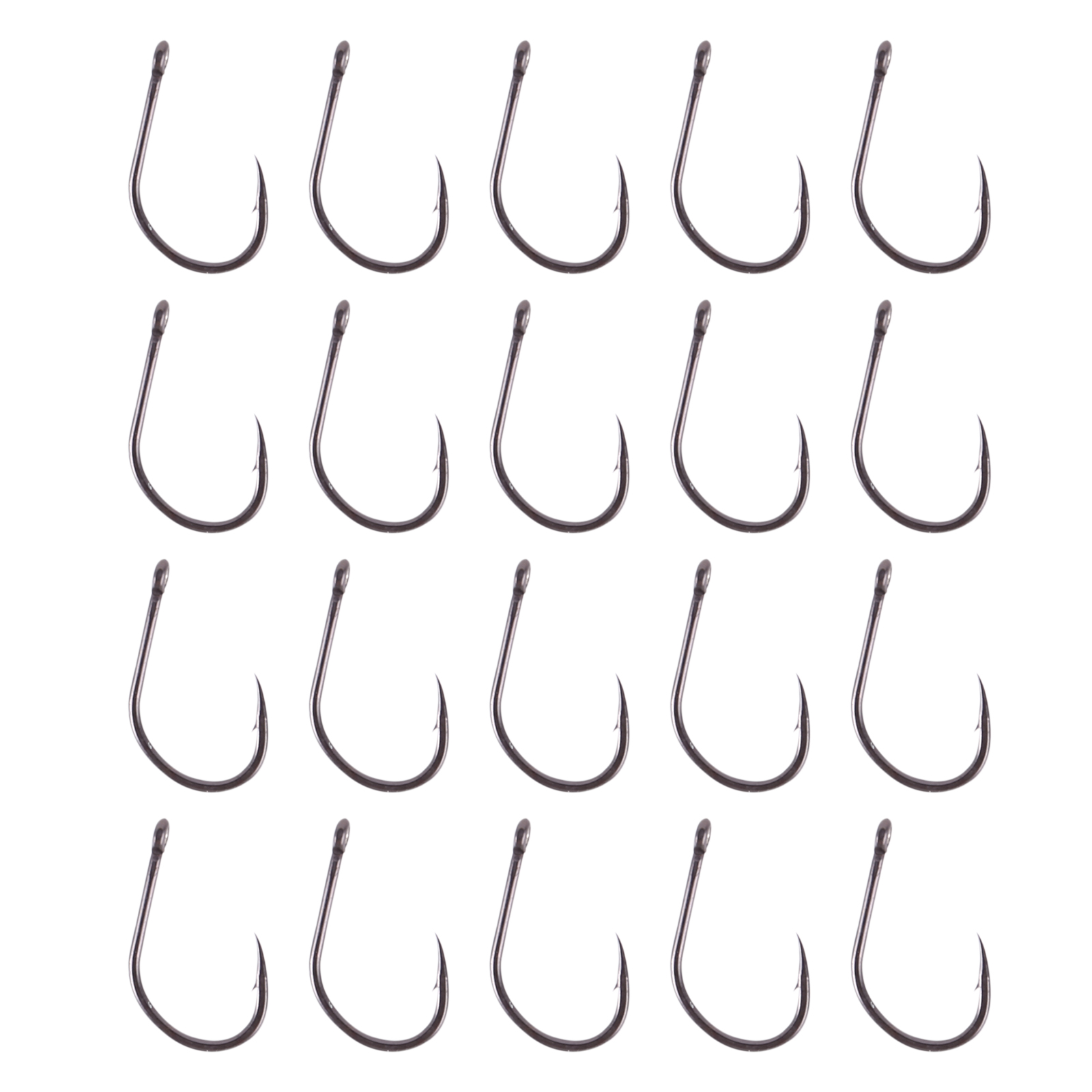 Fishing Hooks Kit 20pcs Lure Bait Jig Sharp Fish Hooks with Barbs Black, 2 #, 501 Original
Fishing Hooks Kit 20pcs Lure Bait Jig Sharp Fish Hooks with Barbs Black, 2 #, 501 Original
