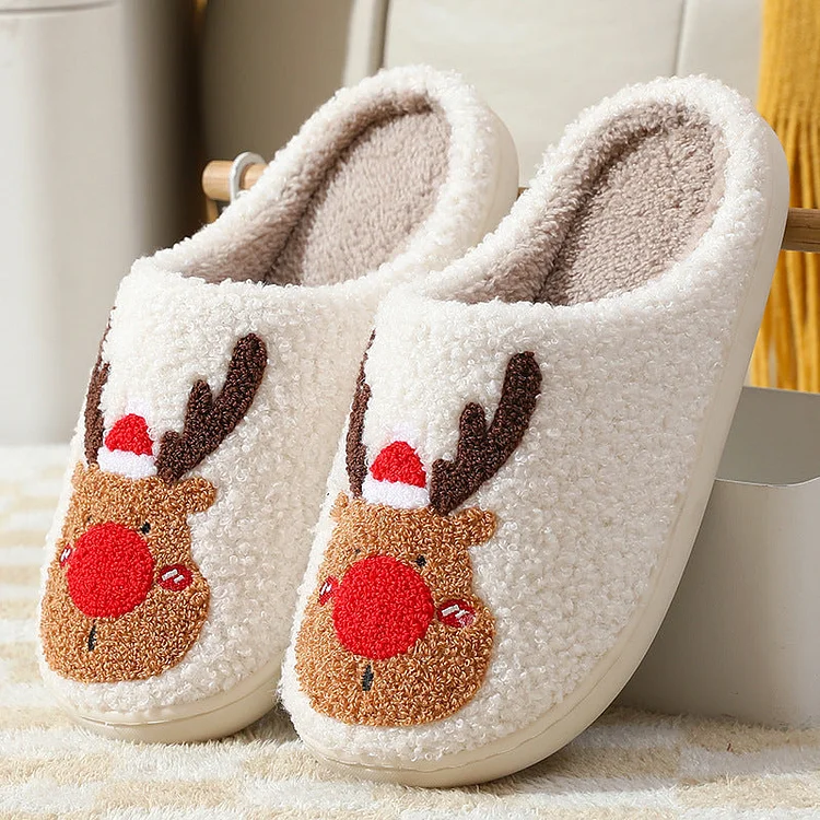 Slideshow Plush Slippers socialshop