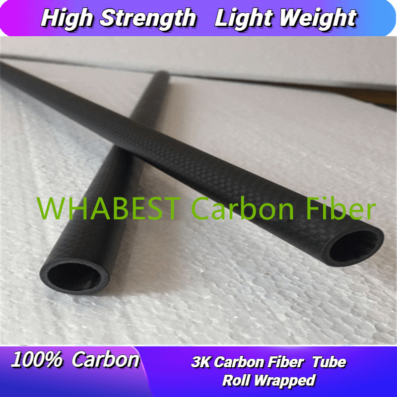OD 20mm X ID 14mm 16mm 17mm 18mm 19mm X 1000MM 100% Roll Wrapped Carbon Fiber Tube 3K Ploes/Shaft 20*14 20*16 20*17 20*18 3K Glossy/Matte
