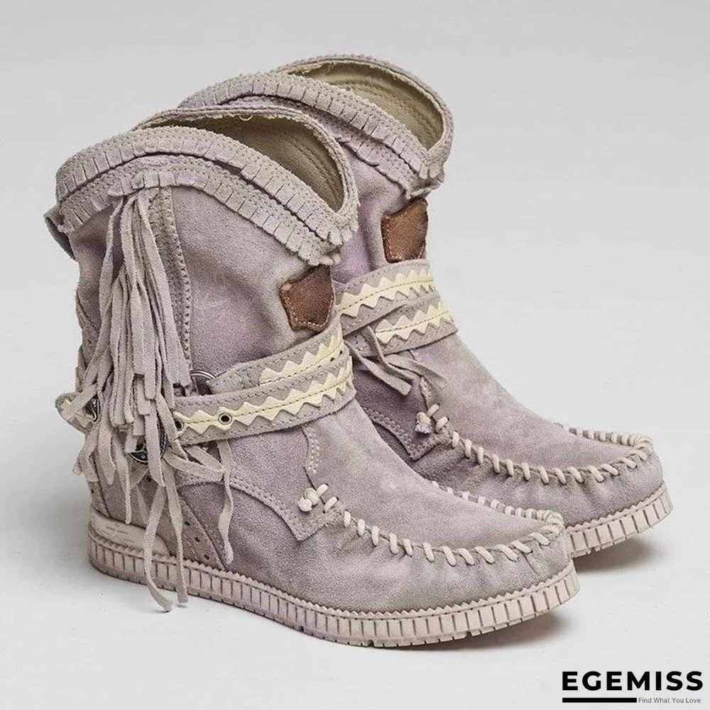 New Style Tassels Ankle Boots | EGEMISS