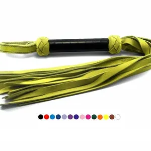 pornhint Pornhint Lime Green Suede Classic - Your Choice of Handle Pattern and Color!