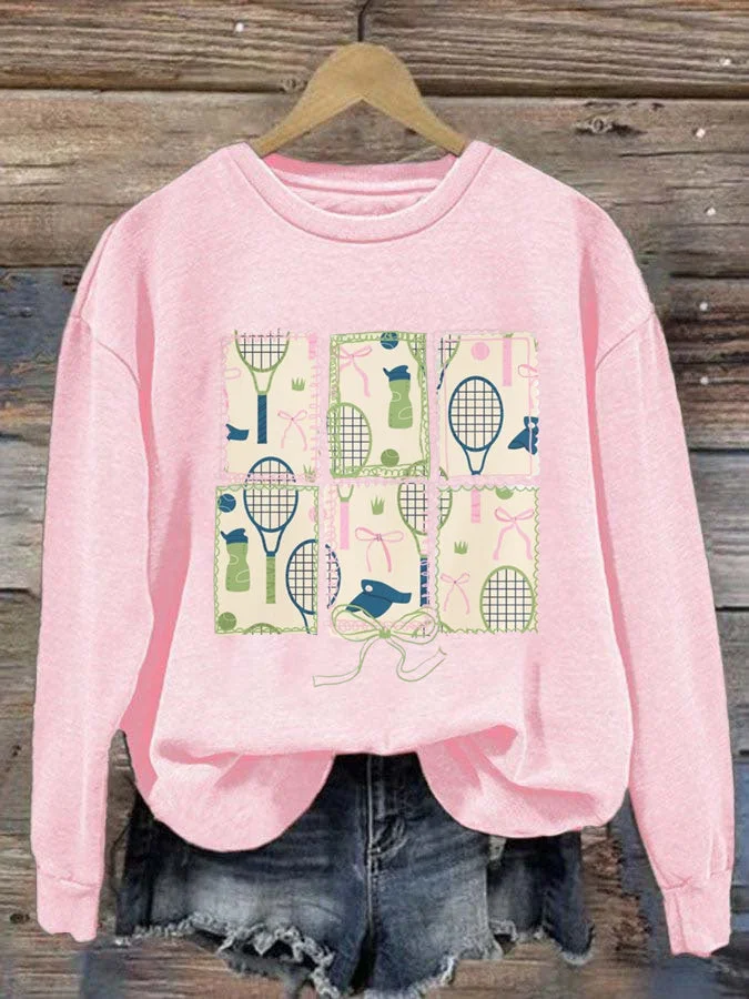 Coquette Tennis Coach Sweatshirt socialshop