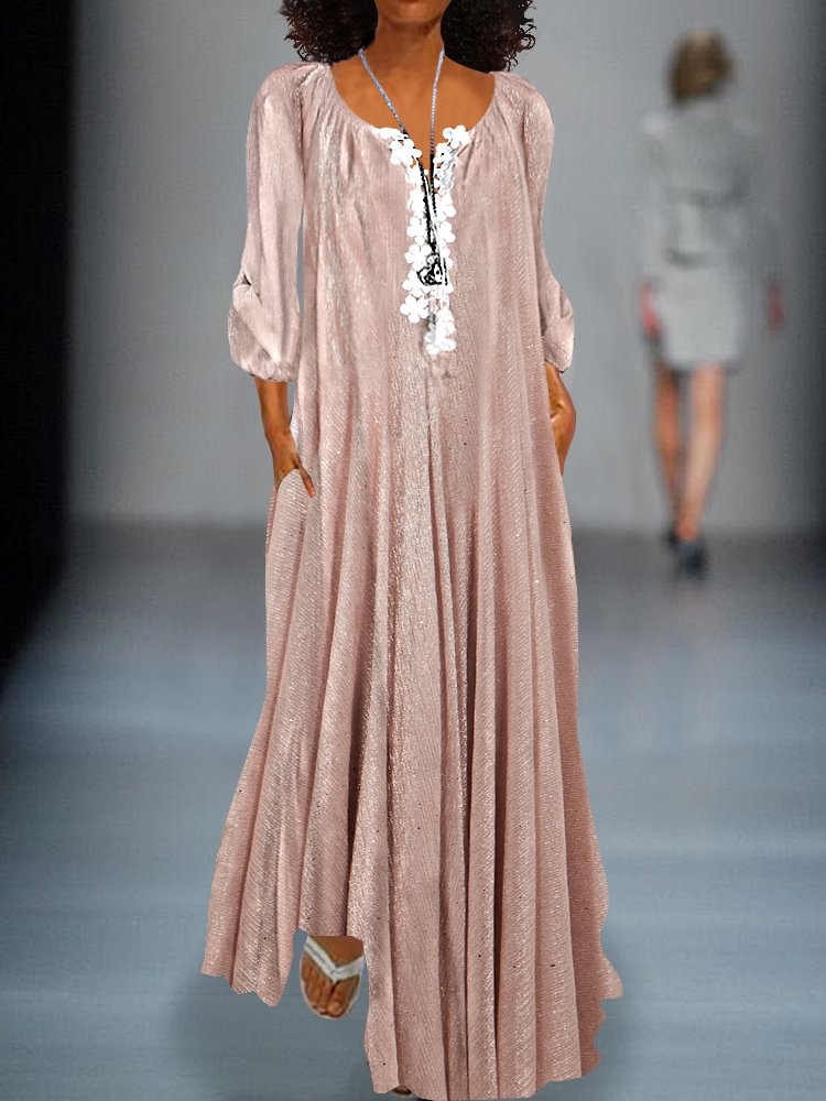 Printed Casual Lace Dress P181436817