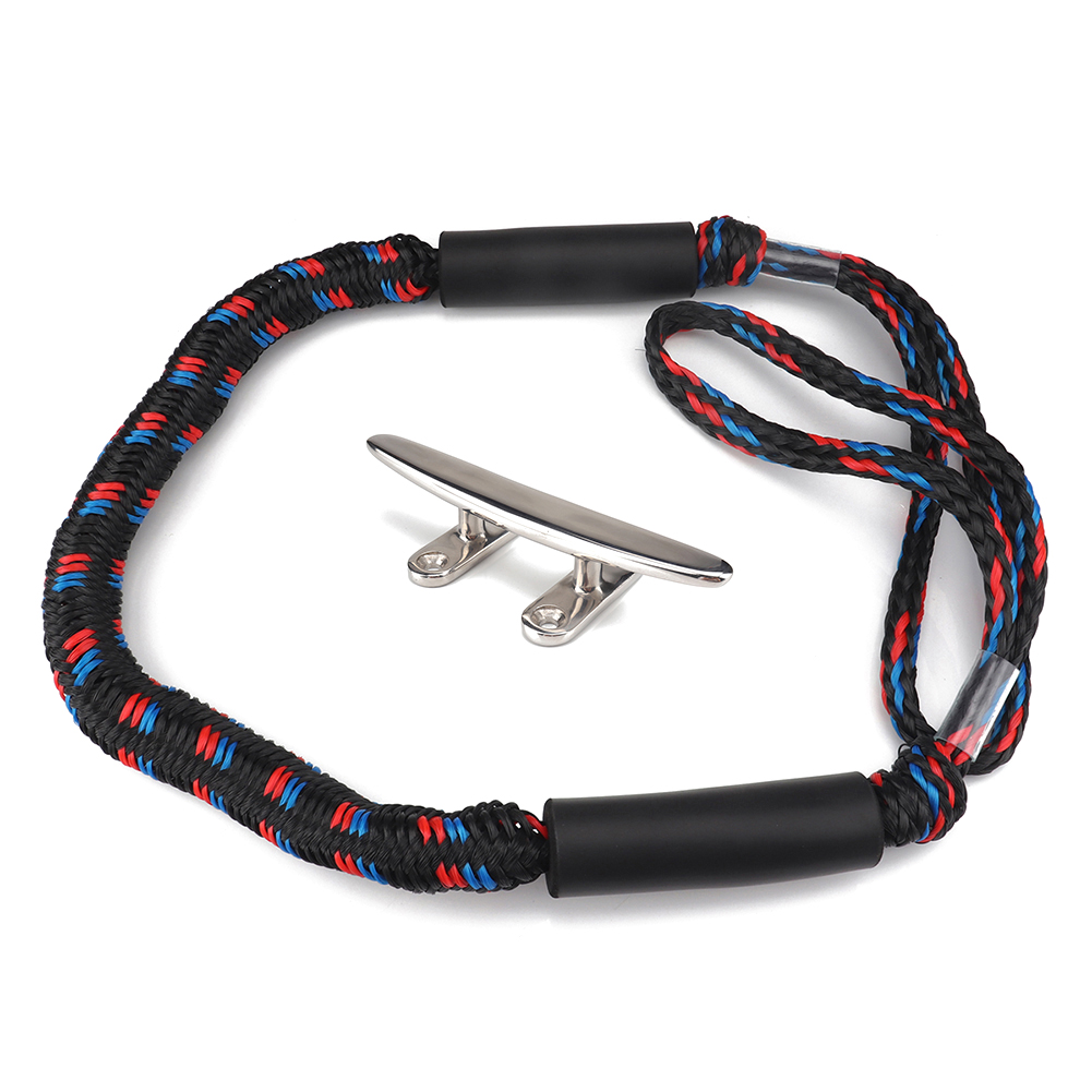 5 inch Boat Marine Mooring Cleats with 4ft Bungee Dock Line Docking Rope, 1pc, 501 Original
5 inch Boat Marine Mooring Cleats with 4ft Bungee Dock Line Docking Rope, 1pc, 501 Original