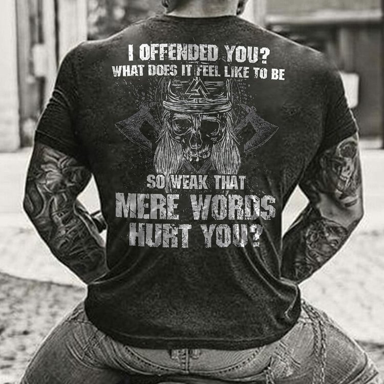 Gym, Offense, Injury, Men'S T-Shirt, Back