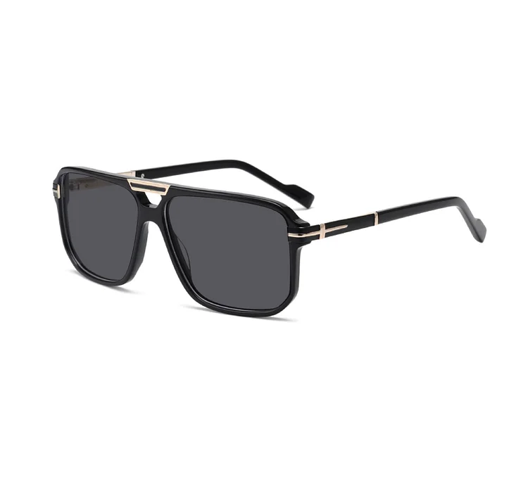  Fashion Sun glasses Aviation Acetate Polarized Sunglasses for men women
