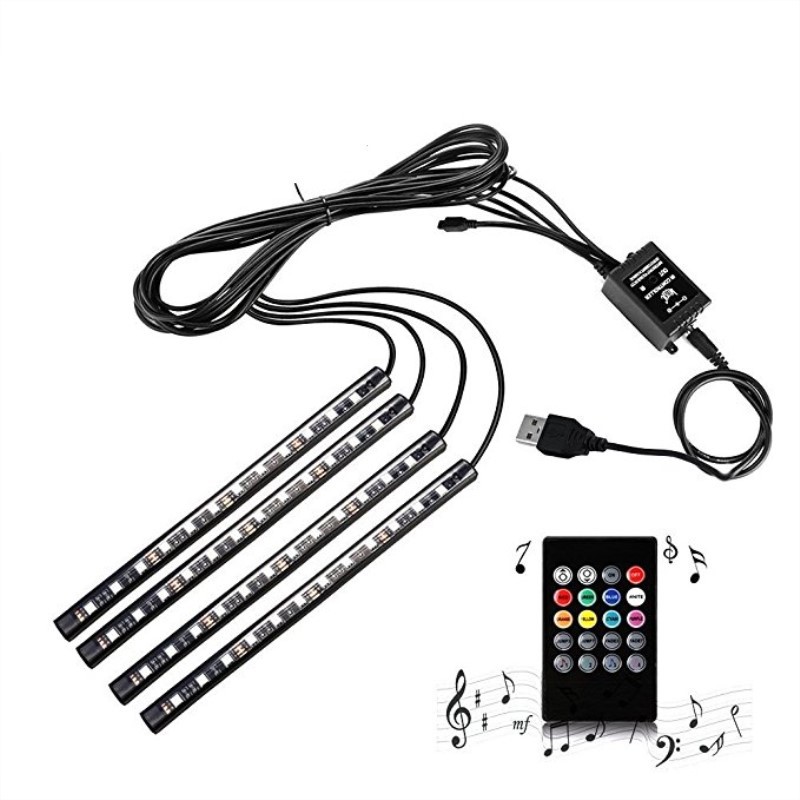 5050SMD Car RGB LED Strip Lights Car Styling Decorative Atmosphere Lamp (A), 501 Original
5050SMD Car RGB LED Strip Lights Car Styling Decorative Atmosphere Lamp (A), 501 Original