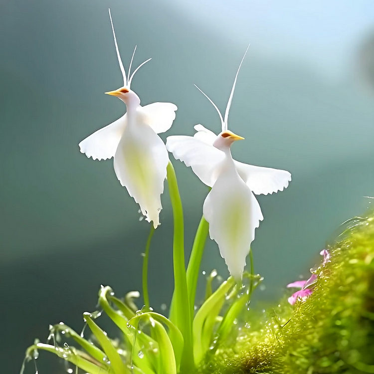 White Phoenix Orchid Flower Seeds-Amazing Plants