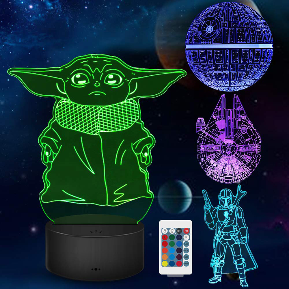 3D LED Acrylic Night Light Children Bedside Lamp Black Base Touch Control, 501 Original
3D LED Acrylic Night Light Children Bedside Lamp Black Base Touch Control, 501 Original