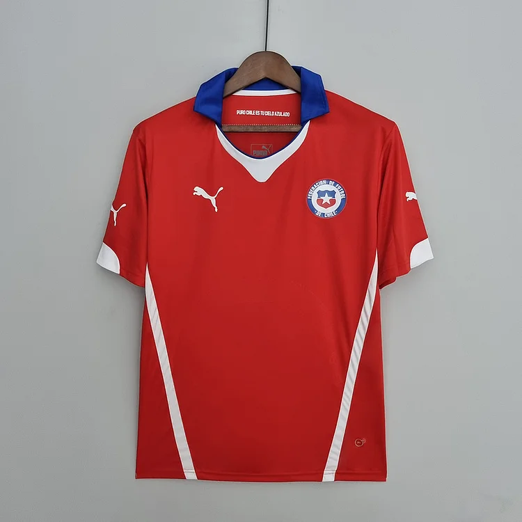 Retro 2014 Chile home   Football jersey retro