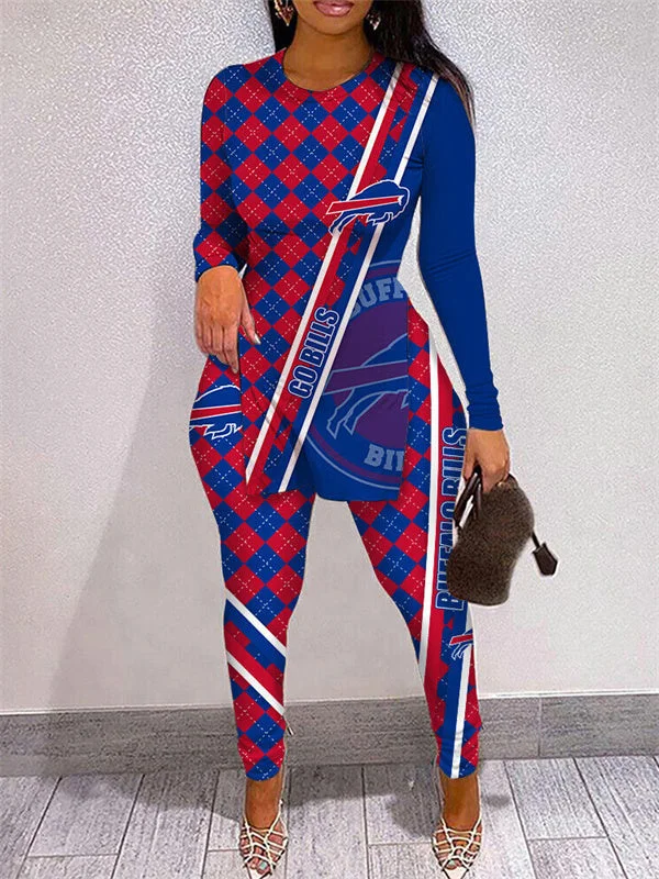 Buffalo Bills
Limited Edition High Slit Shirts And Leggings Two-Piece Suits