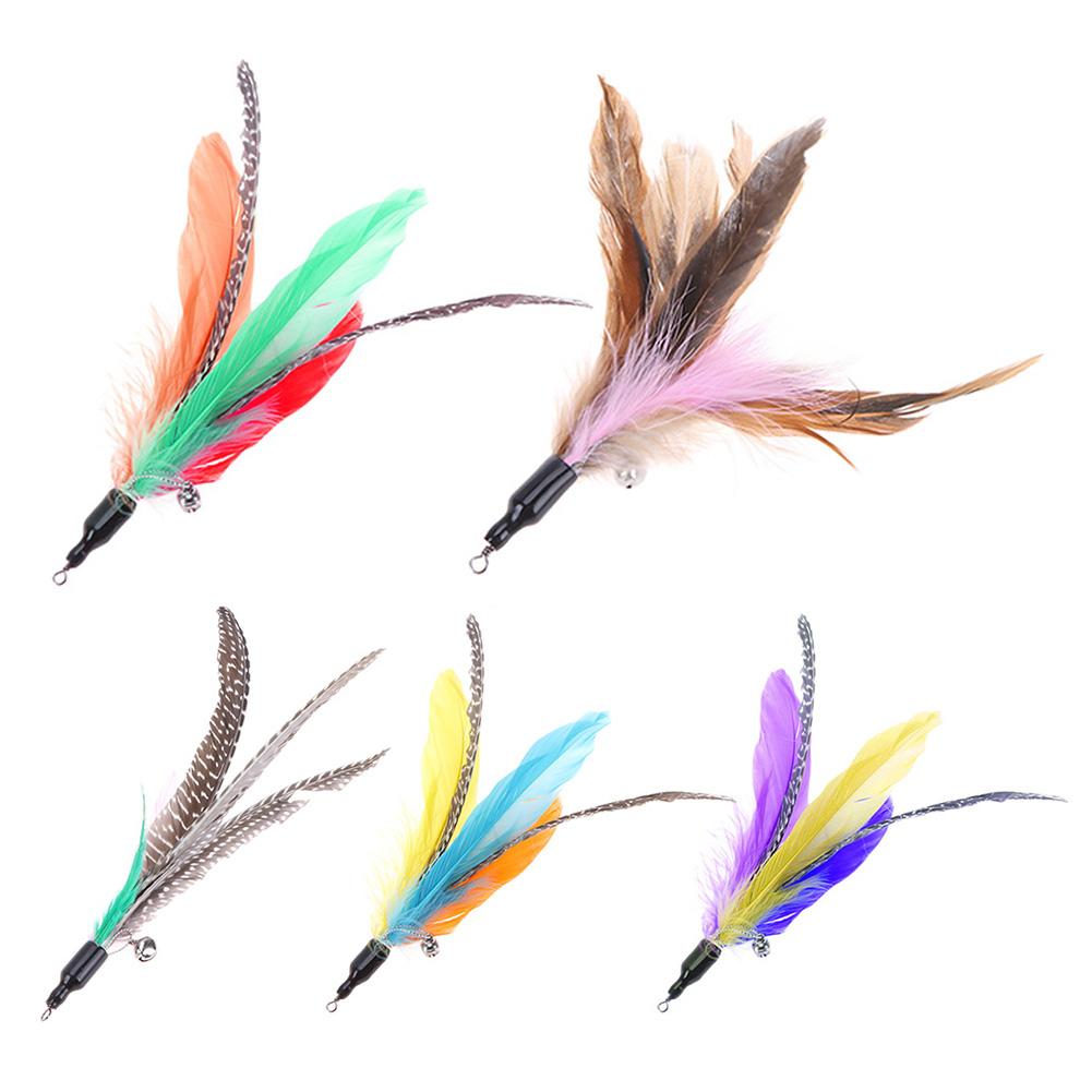 5pcs/lot Colorful Cat Toys Feather Replacement for Interactive Cat Wand, 501 Original
5pcs/lot Colorful Cat Toys Feather Replacement for Interactive Cat Wand, 501 Original