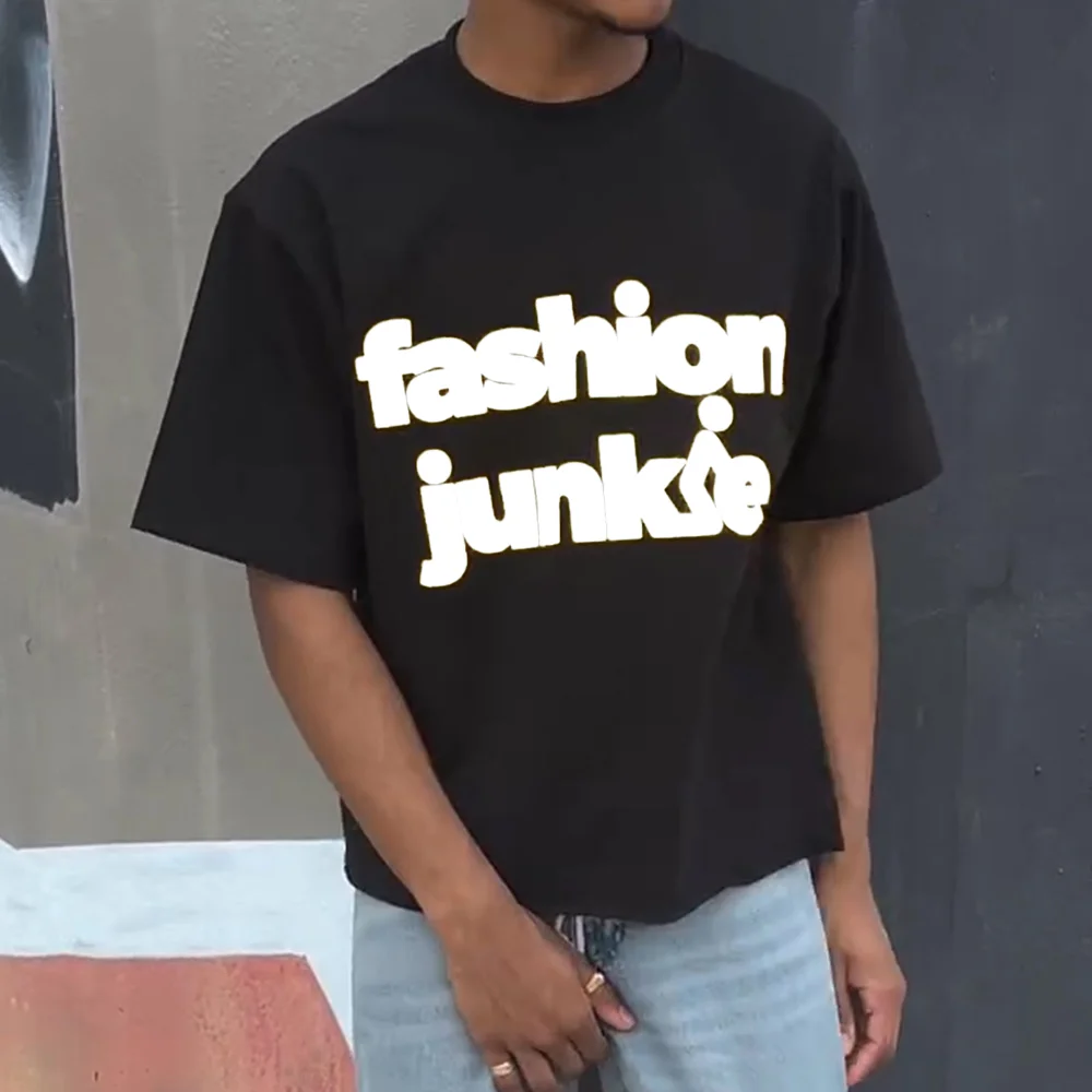 Fashion Junkie Print Short Sleeve T-shirt