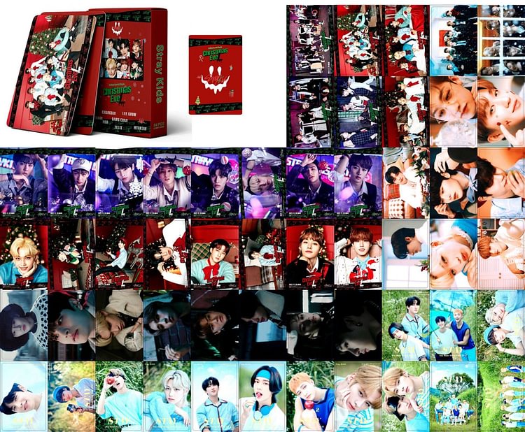 Stray Kids Christmas Evel Lomo card set of 54