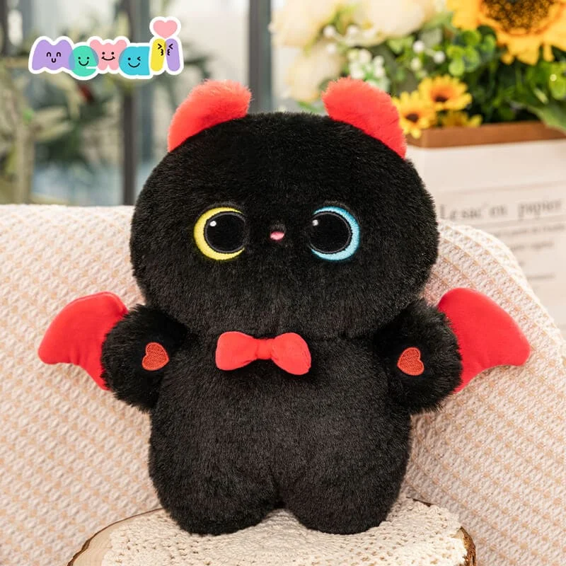 MeWaii® Squishy Demon Moon Eyed Cat Plush Kawaii Pillow Plush Toy
