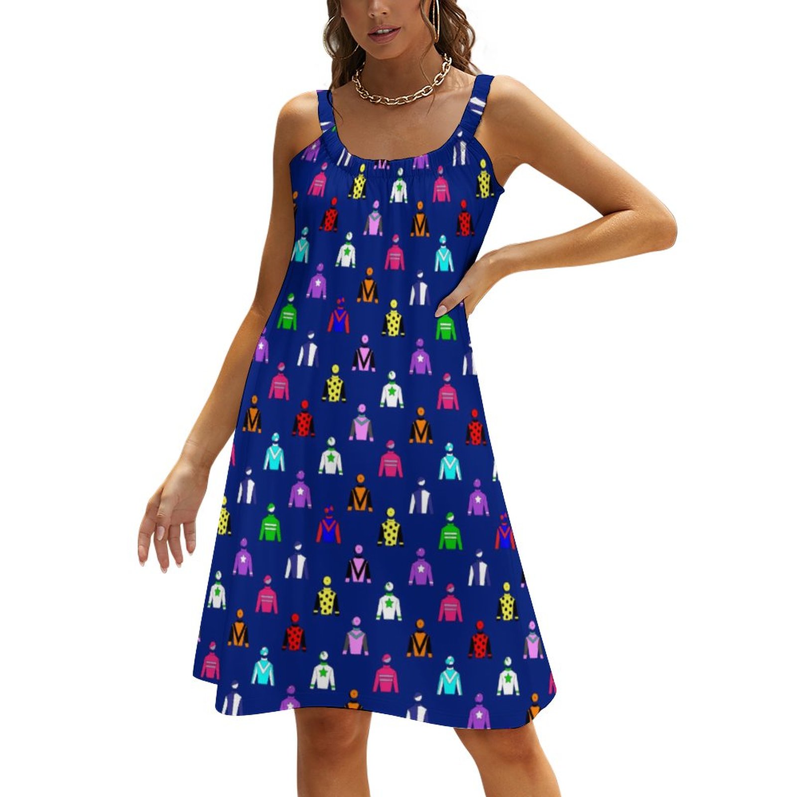 jockey silks dress Horse Racing Jockey Silks Jockey A-Line Dress by CreativeTwins