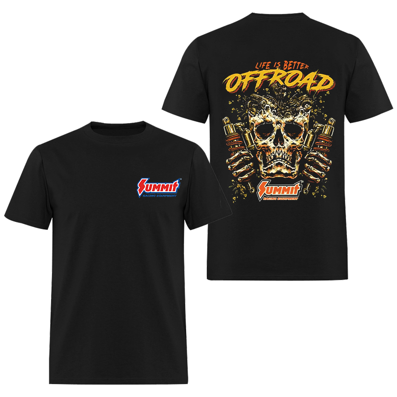 Life Is Better Offroad Printed Men's T-shirt - Devcarry