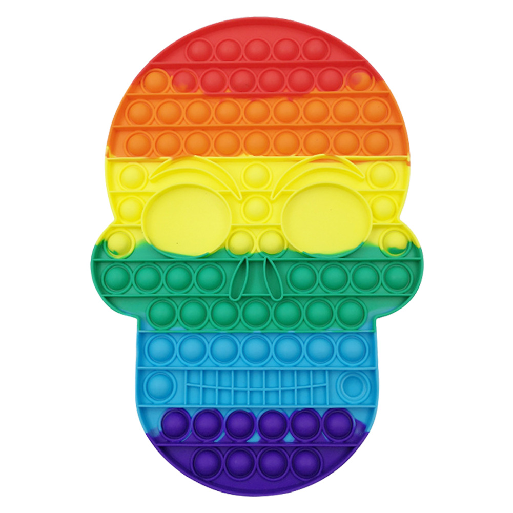 Silicone Skull Push Bubble Board Autism Toy Kids Sensory Educational Tool, 501 Original
Silicone Skull Push Bubble Board Autism Toy Kids Sensory Educational Tool, 501 Original