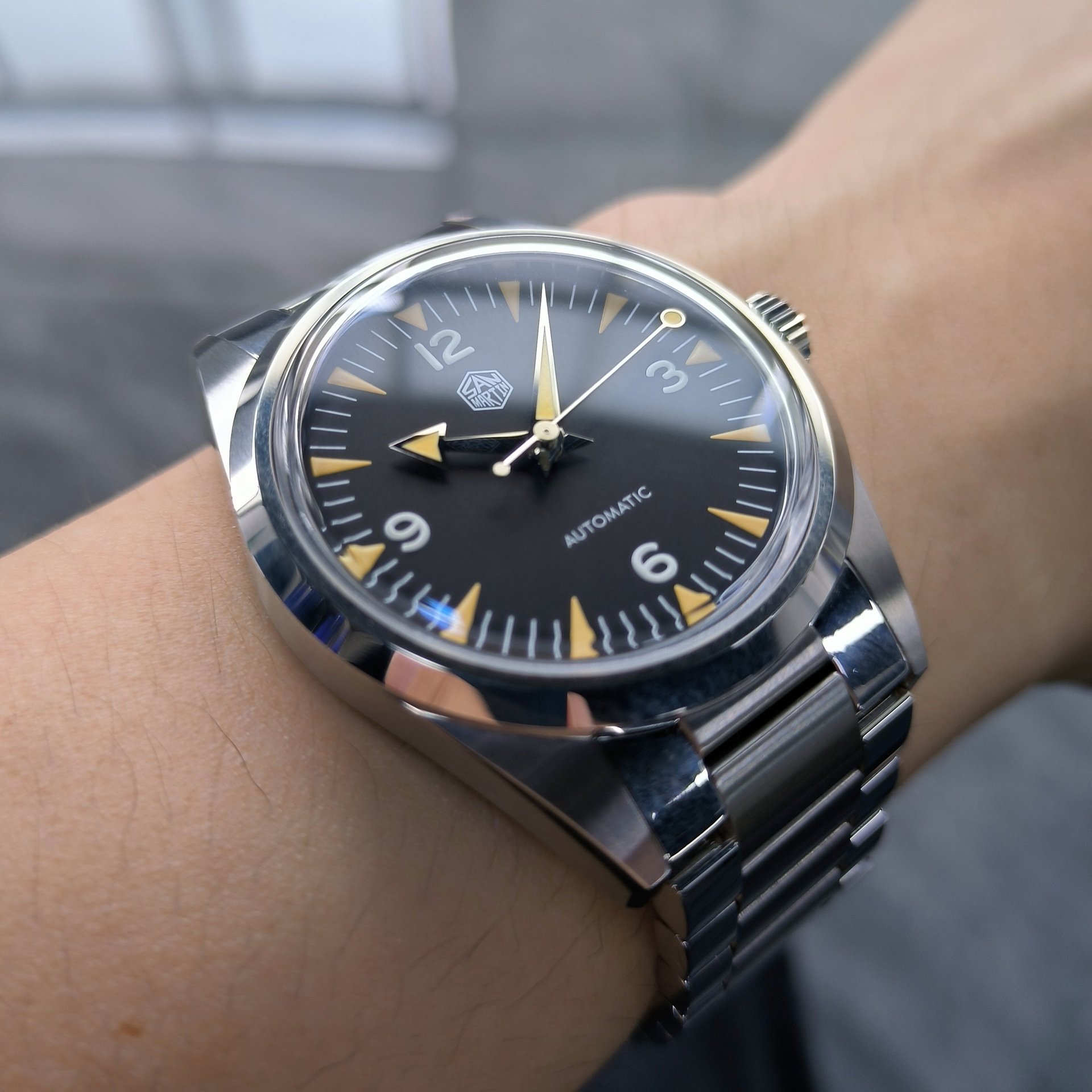 New Arrival San Martin SN0113-G Retro 1957San Martin Watch San Martin Official Authorized StoreSan Martin Watches
