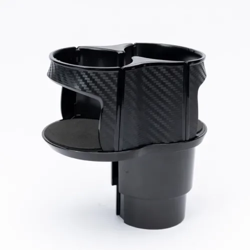 Dronehint 1pcs Carbon Fiber Car Center Console Drink Cup Holder For Car Interior Parts ABS (For: Land Rover) Parts