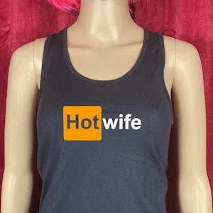 pornhint Pornhint Hotwife Clothing Shirt Tank Top Tube Site Parody - Hotwife Hub ~ Tank Top