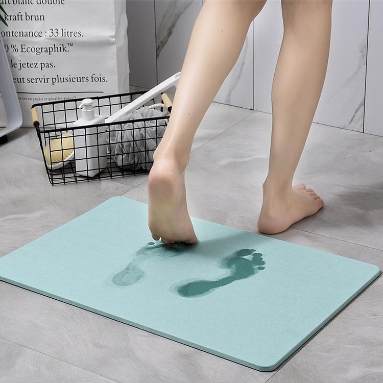 diatom earth japanese bath mat