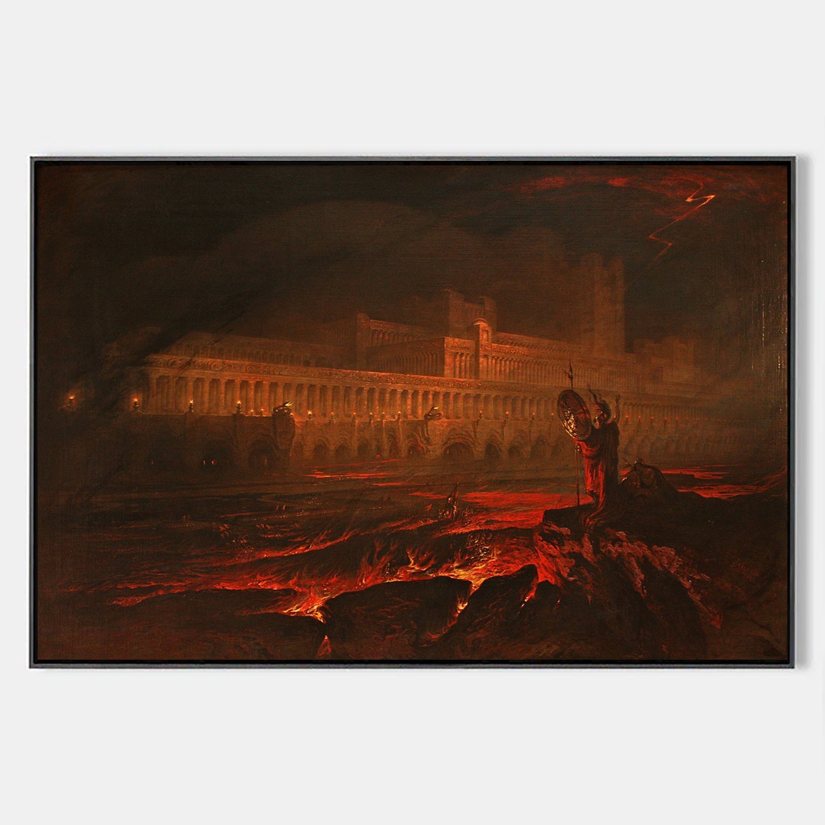 Arabelart Pandemonium by John Martin - Famous Art Reproduction